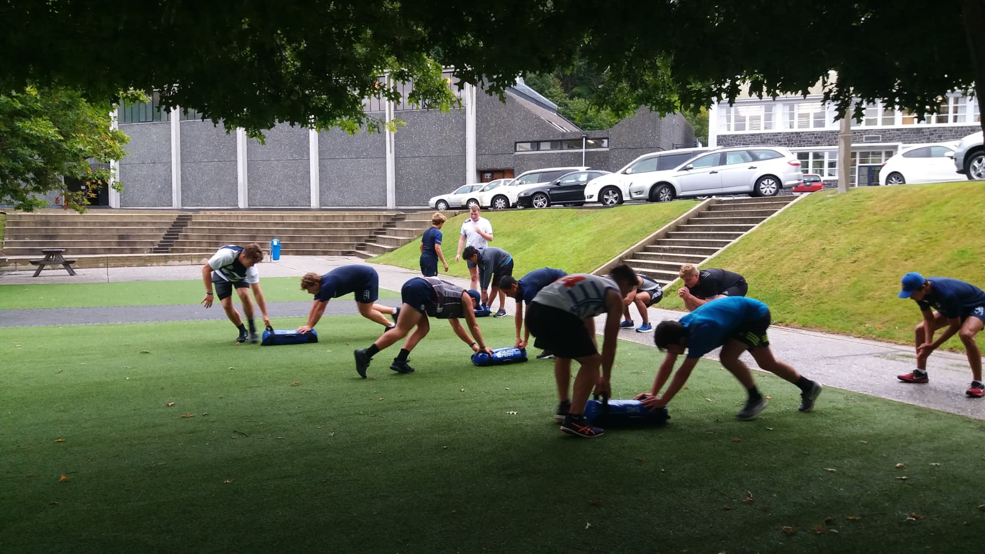 Entrenamiento de rugby